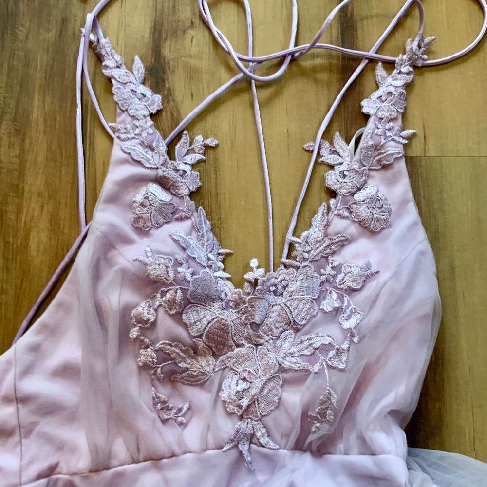 ONE OF A KIND floral lilac dress